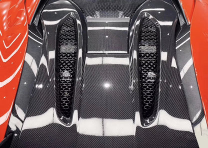 Dry Carbon Fiber Rear Engine Cover - McLaren 540C / 570S / 570GT
