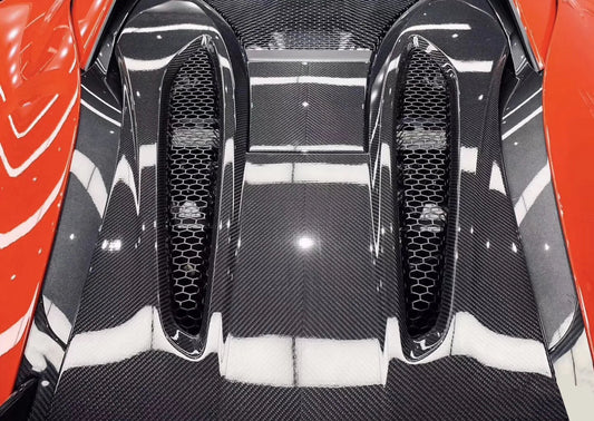 Dry Carbon Fiber Rear Engine Cover - McLaren 540C / 570S / 570GT