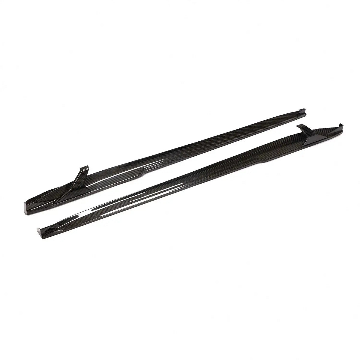 Carbon Fiber Prepreg Finned Side Skirt V3 - Porsche 911 991.2 Carrera 4 GTS 2017-2019