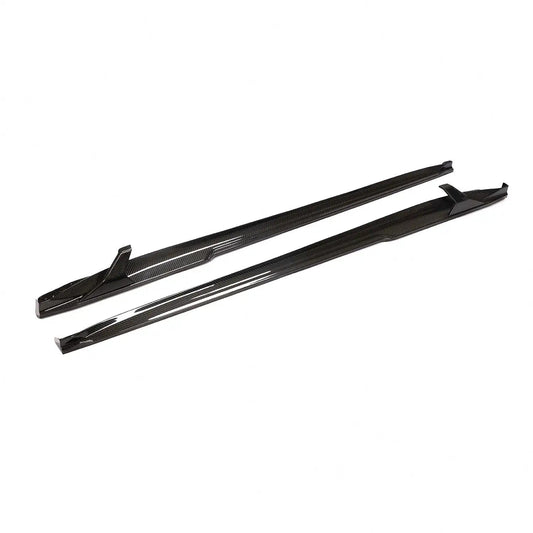 Carbon Fiber Prepreg Finned Side Skirt V3 - Porsche 911 991.2 Carrera 4 GTS 2017-2019
