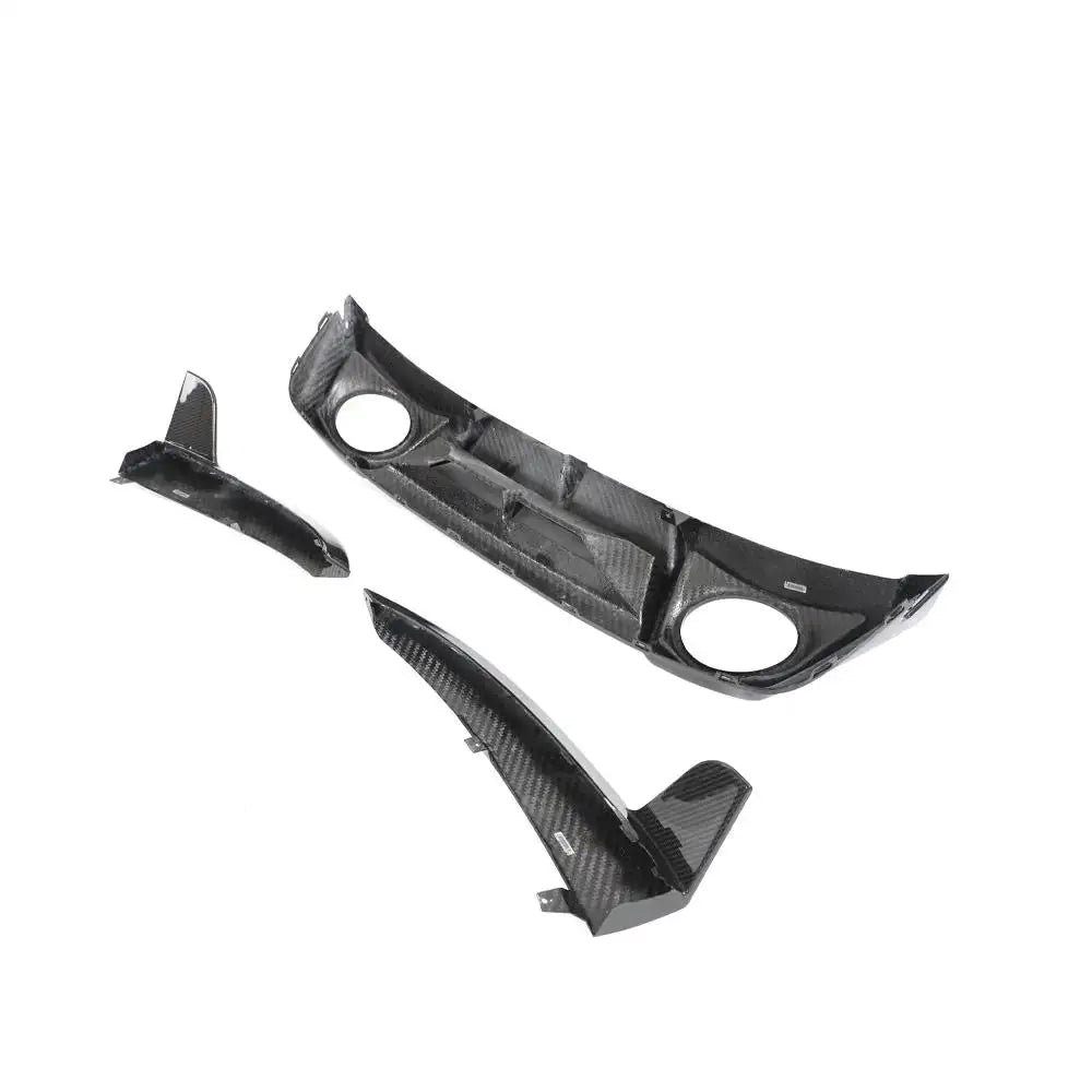 Prepreg Carbon Fiber Rear Diffuser with Side Canards - Porsche 911 992 Turbo S Coupe 2019-2021