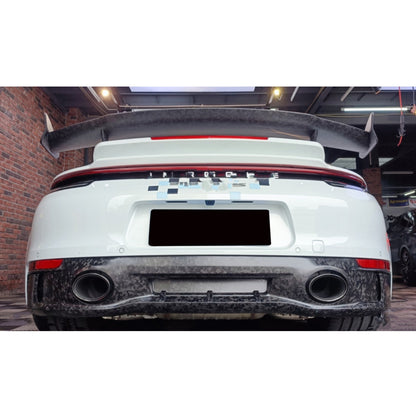 Prepreg Carbon Fiber DE Style Rear Diffuser - Porsche 911 992.1 Carrera S Sport Exhaust 2020-2024