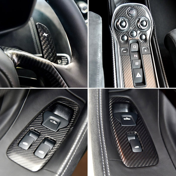 Dry Carbon Fiber Interior Replacement Trim Kit - McLaren 540C / 570S