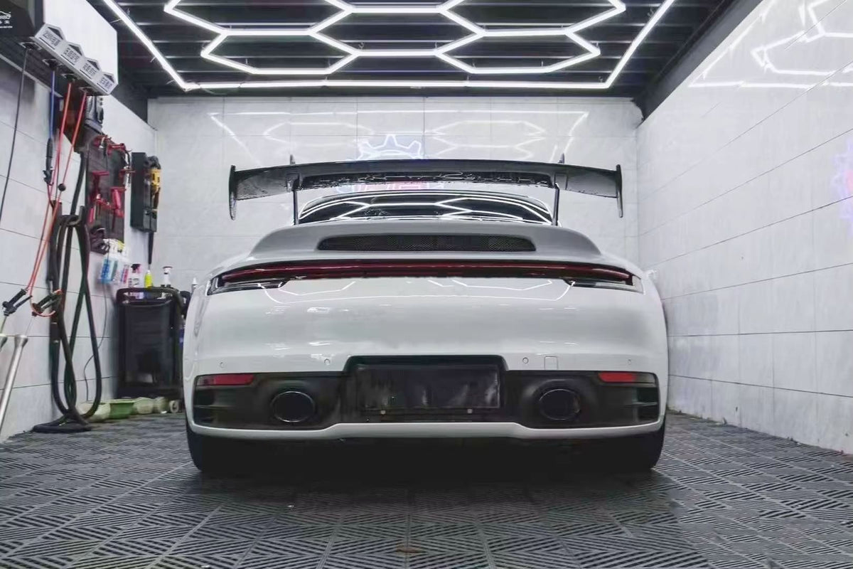 Dry Carbon Fiber GT3 Style Rear Wing Kit - Porsche 911 992 Carrera 2020+
