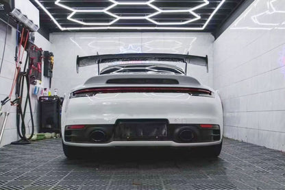 Dry Carbon Fiber GT3 Style Rear Wing Kit - Porsche 911 992 Carrera 2020+
