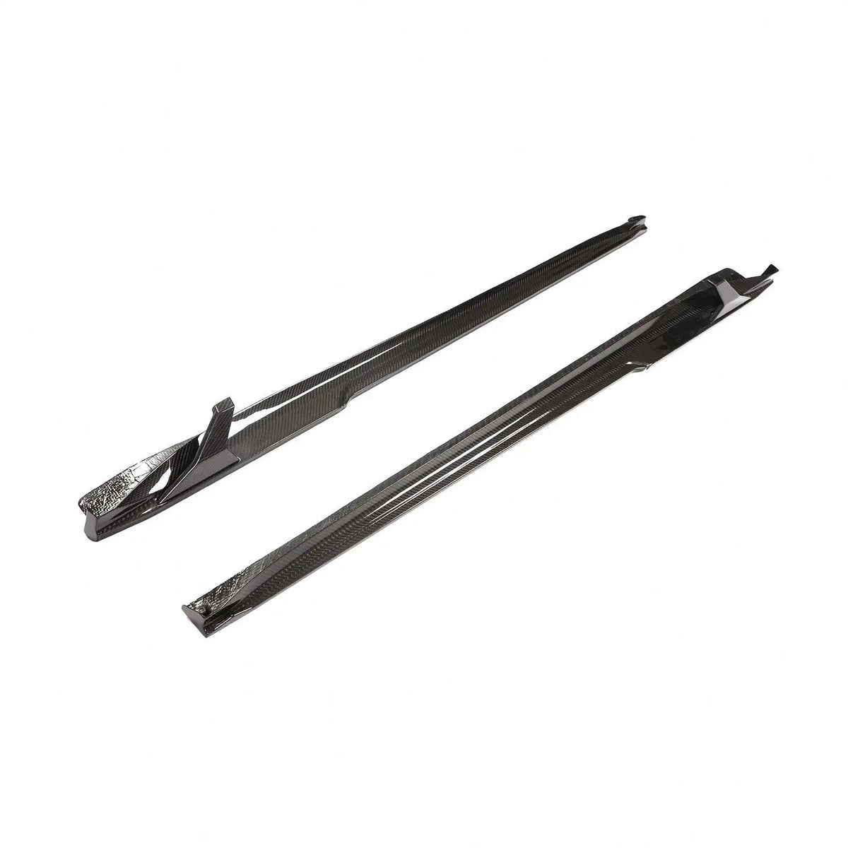 Carbon Fiber Prepreg Finned Side Skirt V3 - Porsche 911 991.2 Carrera 4 GTS 2017-2019