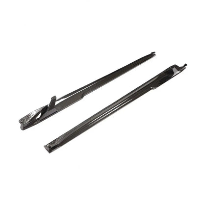 Carbon Fiber Prepreg Finned Side Skirt V3 - Porsche 911 991.2 Carrera 4 GTS 2017-2019
