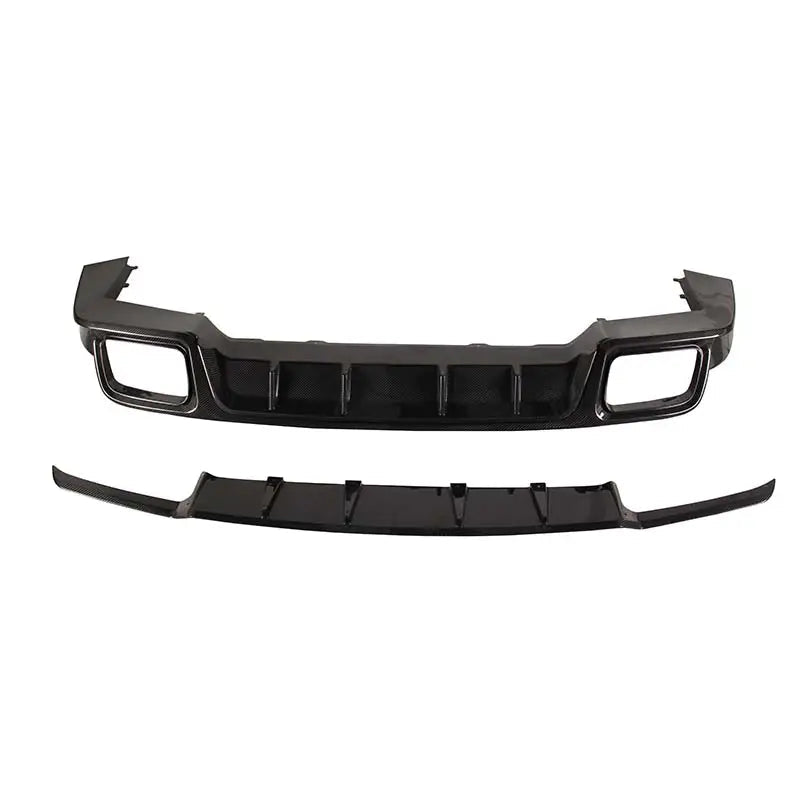 Paktechz Dry Carbon Fiber Rear Diffuser - Porsche Cayenne Coupe Turbo
