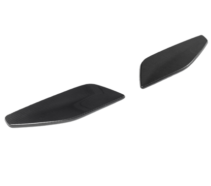 Dry Carbon Fiber Rear Wing Side Cover Blades - Porsche 911 992 GT3 RS 2023+