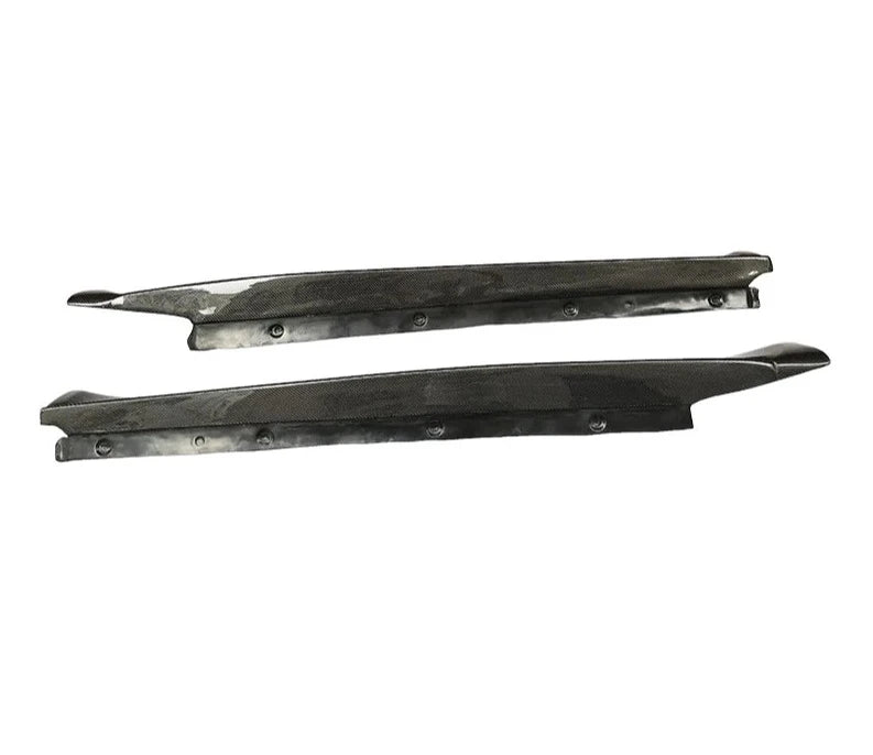 V Style Carbon Fiber Side Skirt Extensions - Porsche 911 991.1 Carrera & GT3 2012-2015