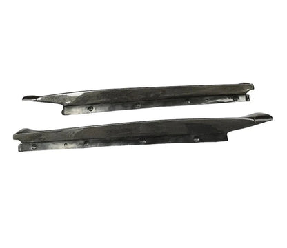 V Style Carbon Fiber Side Skirt Extensions - Porsche 911 991.1 Carrera & GT3 2012-2015