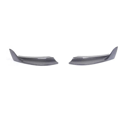 Prepreg Dry Carbon Fiber Rear Side Splitter Canards - Porsche 718 Cayman Boxster 982