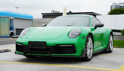 Prepreg Carbon Fiber V1 Front Splitter Lip - Porsche 911 992.1 Carrera / Targa 2019-2023