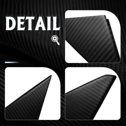Carbon Fiber Window Triangle Cover Trim - Porsche 911 992 Carrera / Turbo S / Targa / GTS / GT3 / GT3 RS / S/T / Dakar 2020-2024