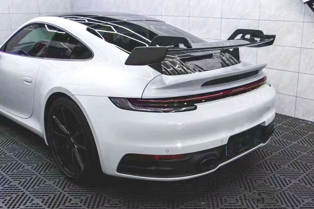 Dry Carbon Fiber GT3 Style Rear Wing Kit - Porsche 911 992 Carrera 2020+