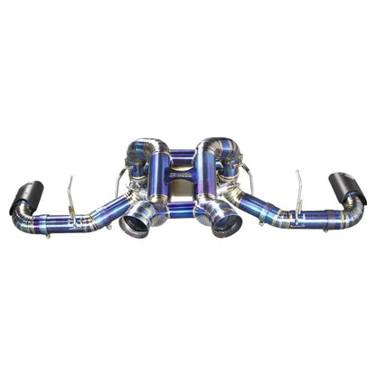Titanium High Flow Performance Exhaust with Muffler - McLaren 570S