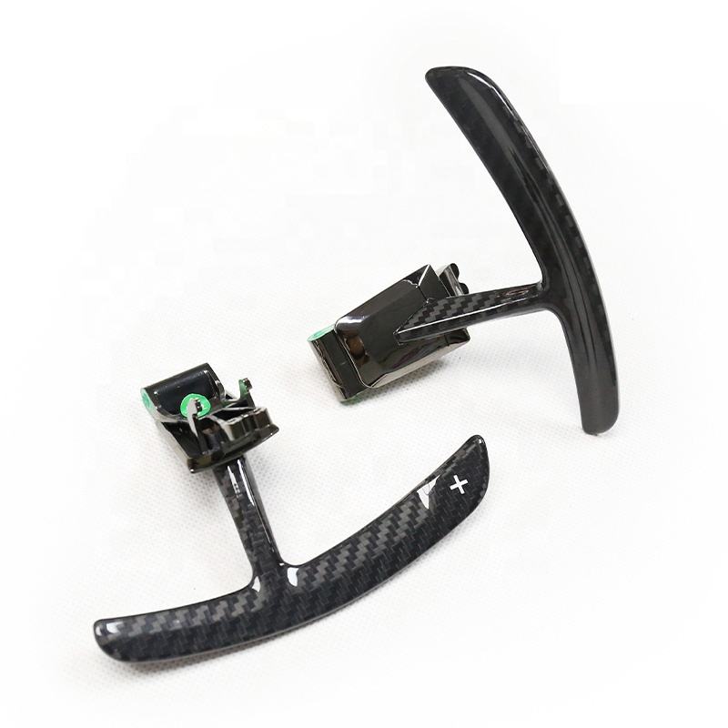 Carbon Fiber Paddle Shifter Replacement Set - Porsche Macan Cayenne Panamera 718 Cayman Boxster 911