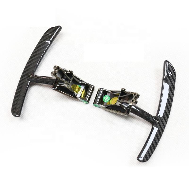 Carbon Fiber Paddle Shifter Replacement Set - Porsche Macan Cayenne Panamera 718 Cayman Boxster 911