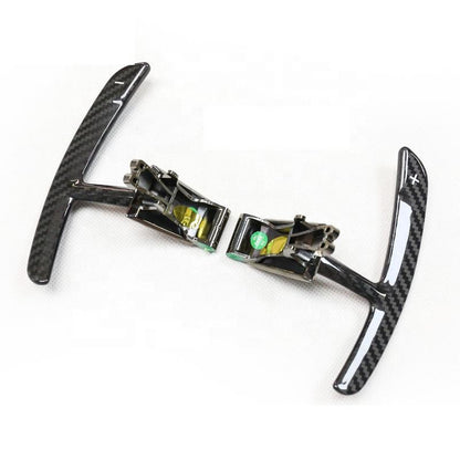 Carbon Fiber Paddle Shifter Replacement Set - Porsche Macan Cayenne Panamera 718 Cayman Boxster 911