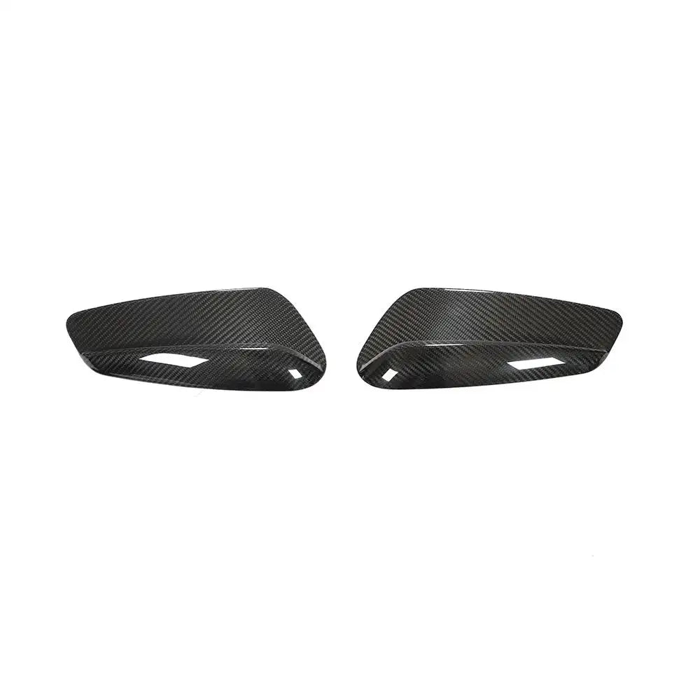 Carbon Fiber Rear Bumper Vent Trim Covers - Porsche 911 992 Carrera / Turbo S / GT3 / Targa 2019-2022