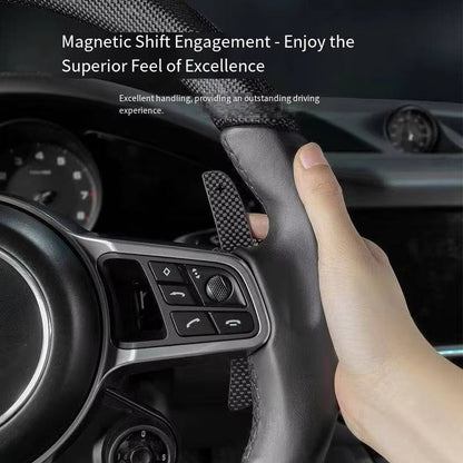 Carbon Fiber Magnetic Paddle Shifter Steering Wheel - Porsche 911 992 GT3 / 718 / 918 / 970 / 958 / 971