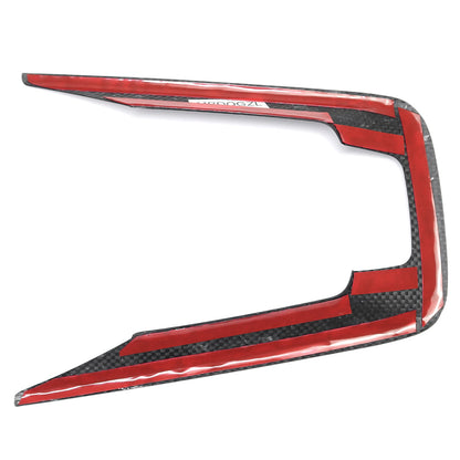 Carbon Fiber Center Console Cup Holder Trim Cover - Porsche 911 992 2020+