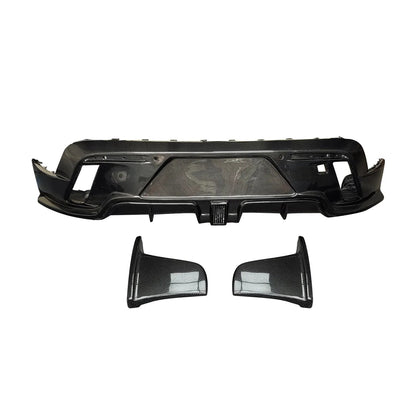 Carbon Fiber Rear Diffuser w/ Integrated LED - Porsche Taycan 9J1 / Turbo S 2019-2024