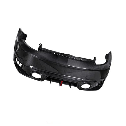 Dry Carbon Fiber Rear Bumper with Integrated Diffuser - Porsche 911 992 Turbo S 2021-2024