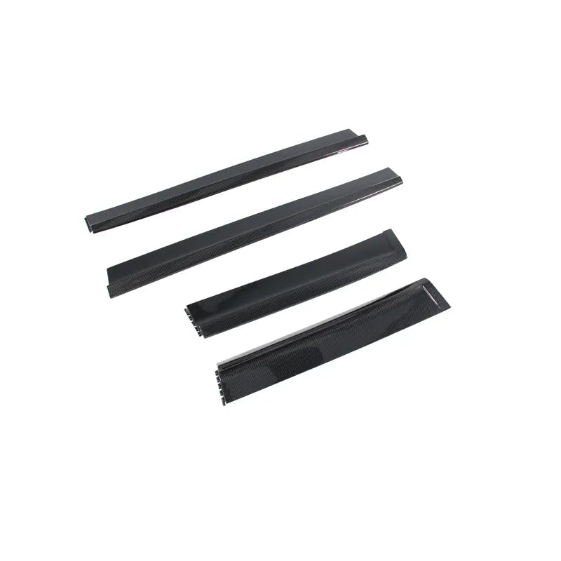 Paktechz Dry Carbon Fiber Lower Door Guard Molding Trims - Porsche Cayenne Coupe