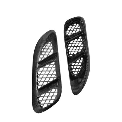 Carbon Fiber Side Air Vent Cover Trim - Porsche 718 Boxster / Cayman