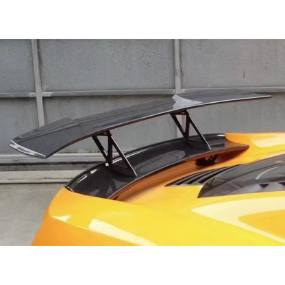 BKSS Style Prepreg Carbon Fiber Rear Wing with Base - McLaren MP4-12C / 650S