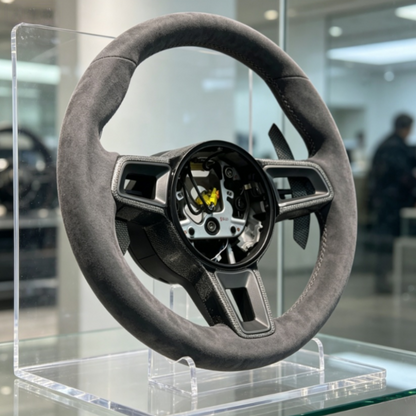 Custom Carbon Fiber LED Steering Wheel - Porsche 911 / 718 / Macan / Cayenne / Panamera / 918