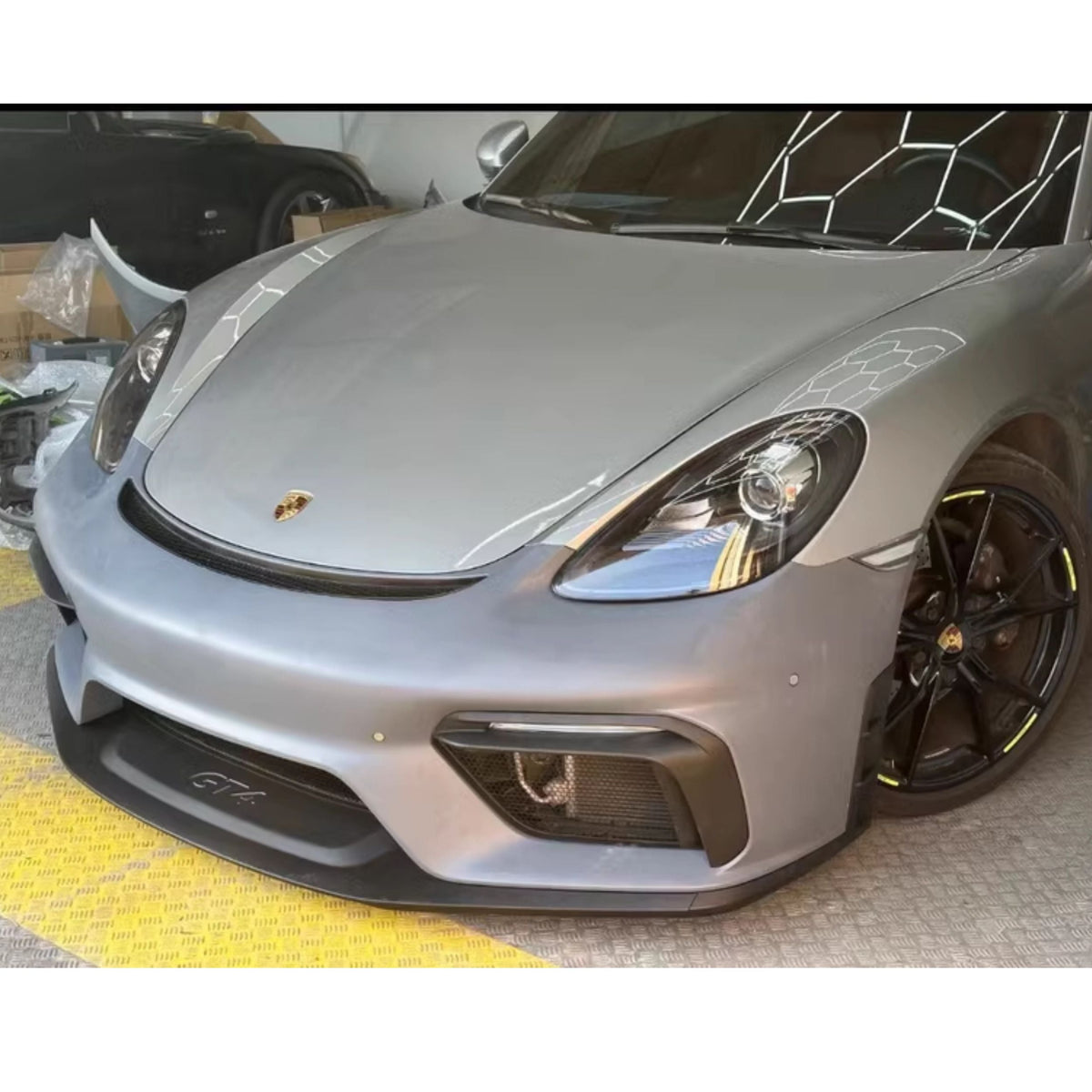 GT4 Style Front Bumper Upgrade Replacement - Porsche 718 Boxster / Cayman 2017-2025