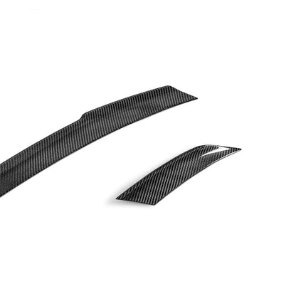 Dry Carbon Fiber Rear Ducktail Trunk Spoiler - Porsche Taycan 4S