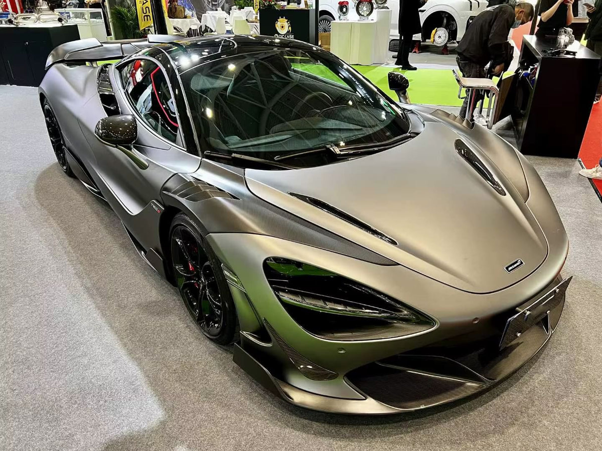 V2 Dry Prepreg Carbon Fiber Front Lip - McLaren 720S