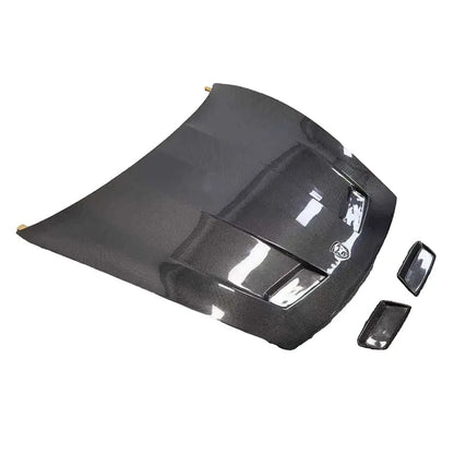 Carbon Fiber Vented Front Hood Bonnet - Porsche Taycan 9J1 RWD / 4S / GTS / Turbo / Turbo S