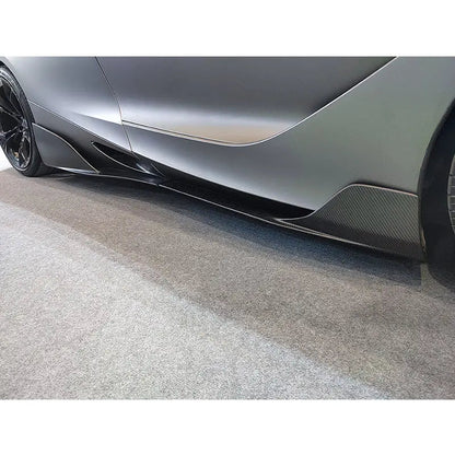 Carbon Fiber Side Skirt Extensions - McLaren 720S