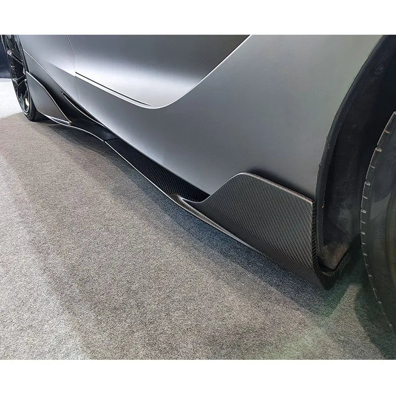 Carbon Fiber Side Skirt Extensions - McLaren 720S