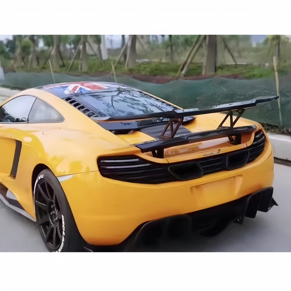 BKSS Style Prepreg Carbon Fiber Rear Wing with Base - McLaren MP4-12C / 650S