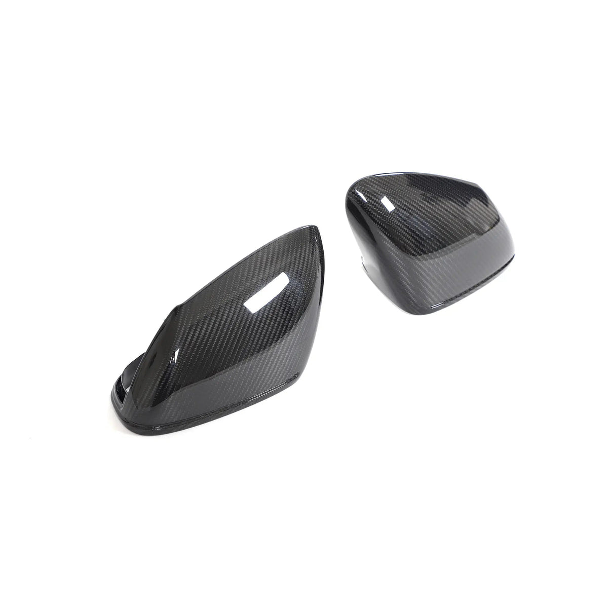 Pre-Preg Carbon Fiber Side Mirror Replacement Set - Porsche Taycan 9J1 2019-2020