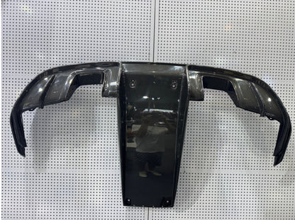 Prepreg Dry Carbon Fiber Rear Diffuser - Porsche 718 Cayman GT4 2020-2023