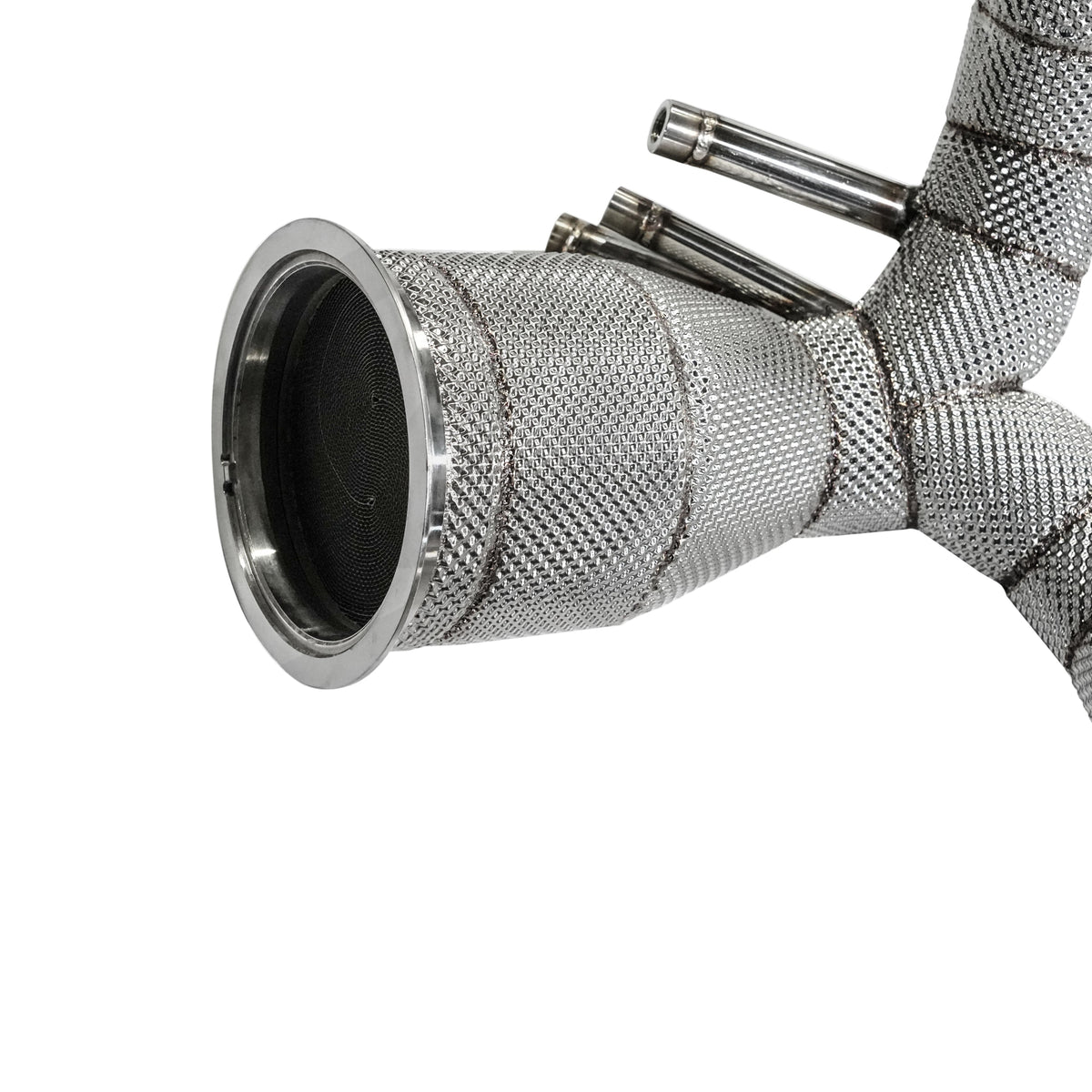Performance High-Flow Catless/Catted Downpipe w/ Heat Shield - Porsche Cayenne 9Y0 3.0T V6 2019+