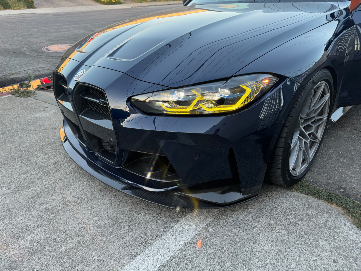 MHC Style Carbon Fiber Front Lip - BMW G80 M3 & G82 / G83 M4