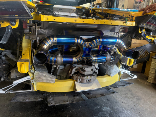 Valved Titanium Exhaust Active X Pipe - Lamborghini Huracan EVO Spyder 5.2L 2019-2024
