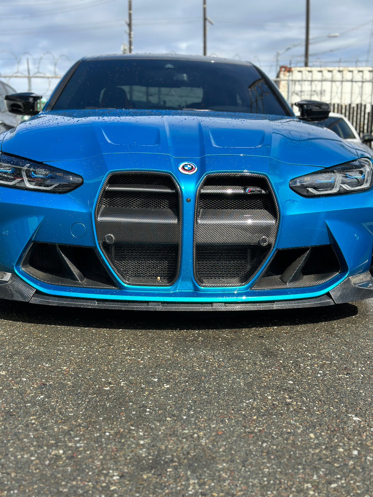 VR Style Carbon Fiber Front Grilles – BMW M3 G80 & M4 G82/G83 (2021+)