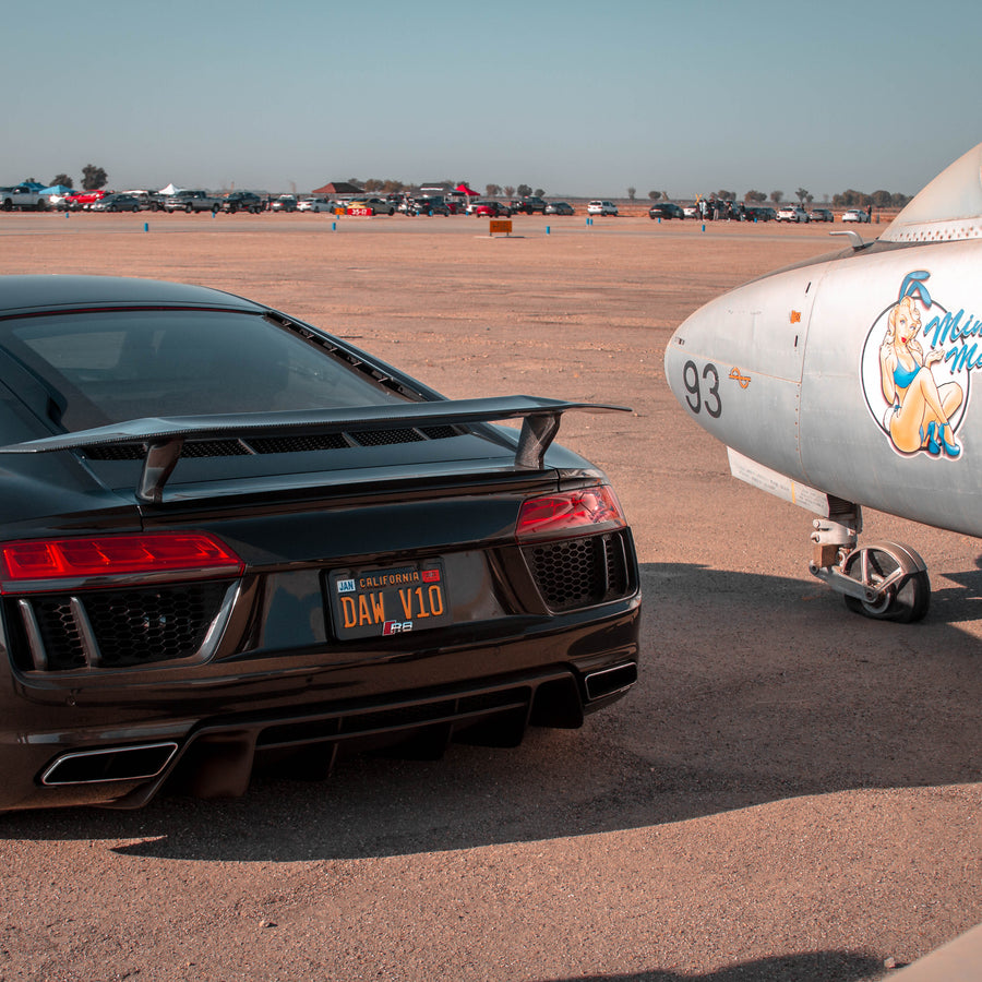 Artisan Carbon Fiber R8 Rear V-Style Spoiler - Audi R8