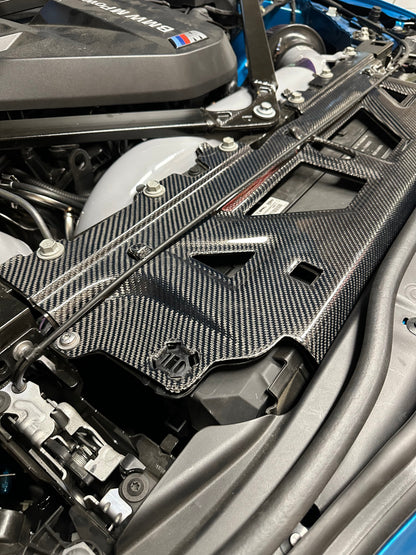 Dry Carbon Fiber Cooling Shroud Cover – BMW M4 G82/G83 (2021+)