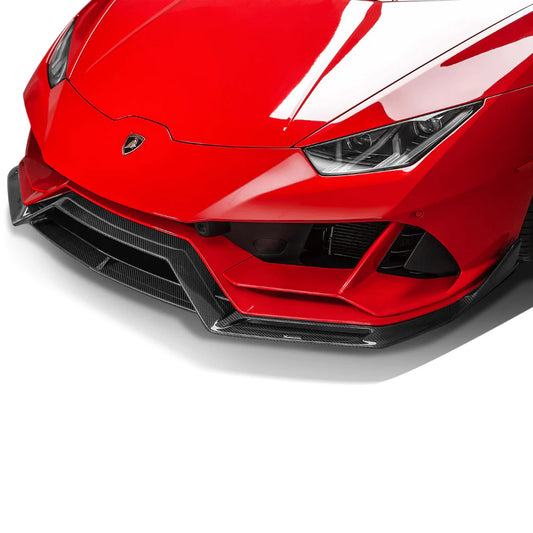 V Style Carbon Fiber Front lip - Lamborghini Huracán EVO LP640-4
