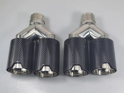 M Performance Carbon Fiber Dual Exhaust Tip – BMW Universal Fit
