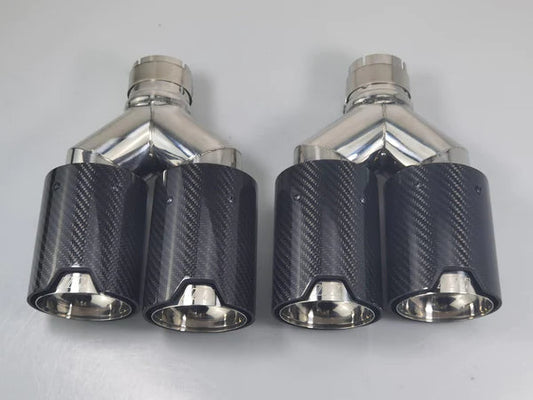 M Performance Carbon Fiber Dual Exhaust Tip – BMW Universal Fit